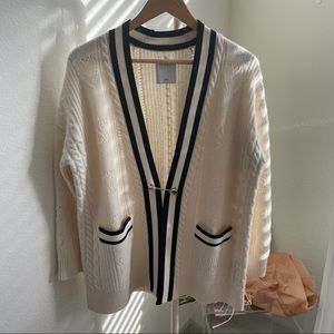 Sandro Pointelle Cardigan